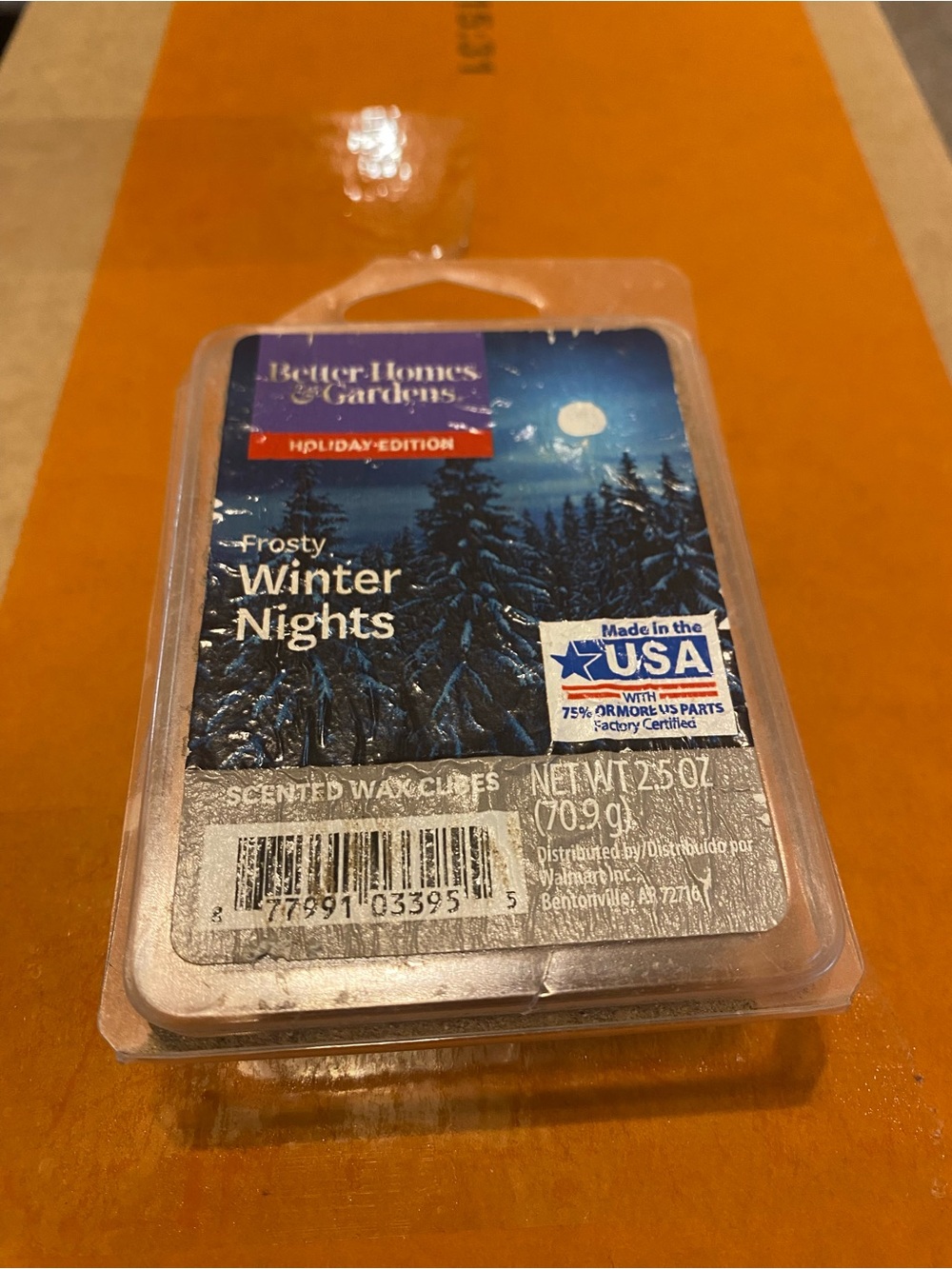 Better Homes & Gardens Frosty Winter Nights Wax Melts – Holiday Winter Scent